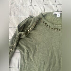 Westport 1962 Army green top size M petite